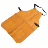 Neilsen Suede Leather Welders Welding Blacksmiths Glaziers Apron Bib 2 Pockets